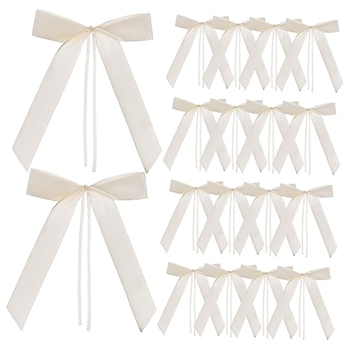 CLISPEED 60 Stück Hochzeitsautoschmuck Schleifen für Türgriffe Rückspiegel Wiederverwendbare Dekorationen für Hochzeiten Feiern von CLISPEED