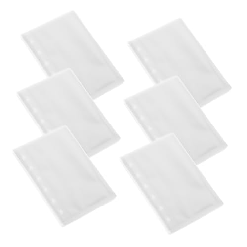 CLISPEED 60 Stück Scrapbook Einlagen Kunststoff Seiten Schutzhüllen Transparent Strapazierfähige Binder Kartenhüllen für Scrapbook Ordner Beidseitig Schützende Nachfüllseiten von CLISPEED