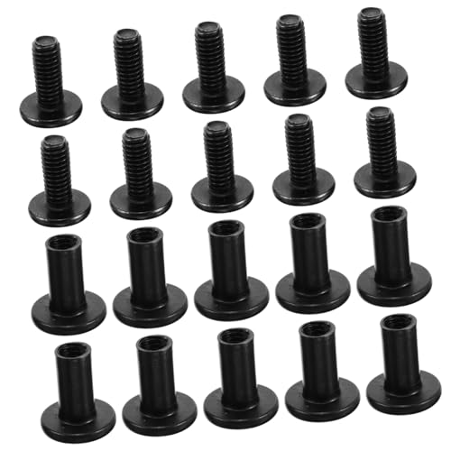 CLISPEED 60 Stück Sechskantschrauben und Muttern Teilig Schwarzes Metrisches Design mit Verriegelungssystem gegen Lockern für Robuste Anwendungen und Präzise Montage CLISPEED 60 Stück Sechskantschrauben und Muttern Teilig Schwarzes Metrisches Design mit Verriegelungssystem gegen Lockern für Robuste Anwendungen und Präzise Montage von CLISPEED