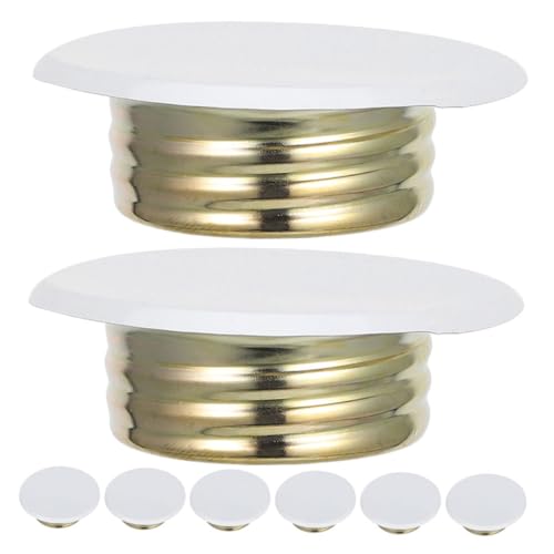 CLISPEED 8 Stück Sprinkler-abdeckplatten – Weiße, Flache, Verdeckte Deckenabdeckung – Sprinklerkopf-rosettenplatten-ersatzteile Für Die Decke von CLISPEED