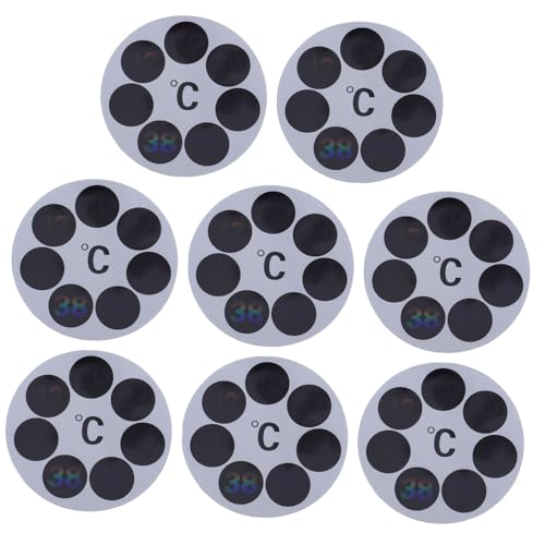 CLISPEED 8 Stück Teiliges Badewannen Thermometer mit LCD Temperaturanzeige Sicherheits Badewasser Temperatursticker für Praktische Anwendung für Kleinkinder und Junge Mädchen CLISPEED 8 Stück Teiliges Badewannen Thermometer mit LCD Temperaturanzeige Sicherheits Badewasser Temperatursticker für Praktische Anwendung für Kleinkinder und Junge Mädchen von CLISPEED