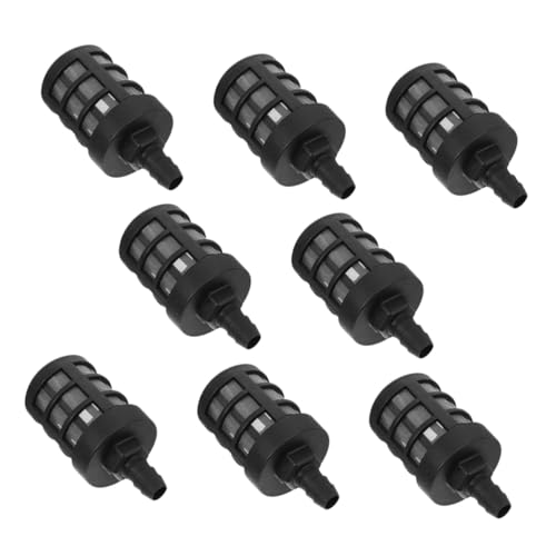 CLISPEED 8 Stück Teiliges Doppel Schicht Saugwasserfilter Selbstansaugender Zulauffilter für Gartenschläuche Verhindert Verstopfungen Schützt Waschmaschinen und Wasserpumpen Einlass von CLISPEED