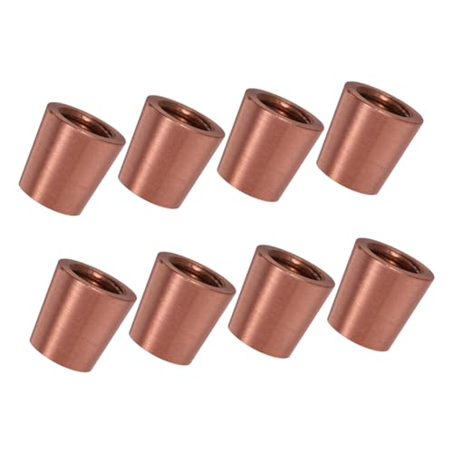 CLISPEED 8 Stück Teiliges Messbrett Füße aus Massivem Messing rutschfeste Konische Fußstützen Stabile Untersetzer für Schmuckschatullen Tabletts Küchenzubehör und Möbel von CLISPEED