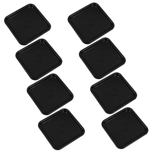 CLISPEED 8 Stück Teiliges Möbelgleiter Quadratisch Rutschfest Robust Strapazierfähig Bodenschoner für Stuhl Sofa Tisch Möbelbeine Schutz für Hartholz und Teppichböden von CLISPEED