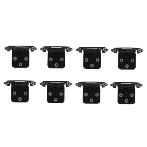 CLISPEED 8 Stück Teiliges Overlay Cabinet Scharnier Selbstschließend Stahl Schwarz Dicke mit Schrauben für Küchen Möbeltüren Langlebig Geräuscharm Rostschutzbeschichtet CLISPEED 8 Stück Teiliges Overlay Cabinet Scharnier Selbstschließend Stahl Schwarz Dicke mit Schrauben für Küchen Möbeltüren Langlebig Geräuscharm Rostschutzbeschichtet von CLISPEED