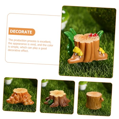CLISPEED 8 Stück Teiliges Resin Baumstumpf Modell Langlebige Miniatur Landschaftsornamente Kreative Dekoration für Bonsai Bereich Feine Verarbeitung Naturgetreu Gestaltet CLISPEED 8 Stück Teiliges Resin Baumstumpf Modell Langlebige Miniatur Landschaftsornamente Kreative Dekoration für Bonsai Bereich Feine Verarbeitung Naturgetreu Gestaltet von CLISPEED