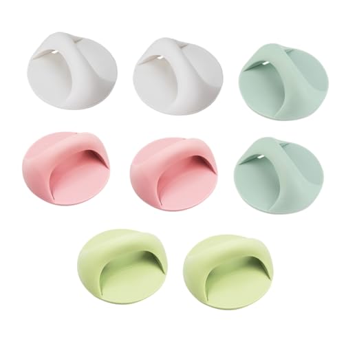 CLISPEED 8 Stück Teiliges Selbstklebende Türgriffe Sichere Vielseitige Möbelgriffe für Schrank Kleiderschrank Einfache Montage Langlebig Glatte Oberfläche Farblich Sortiert Weiß Rosa Blau CLISPEED 8 Stück Teiliges Selbstklebende Türgriffe Sichere Vielseitige Möbelgriffe für Schrank Kleiderschrank Einfache Montage Langlebig Glatte Oberfläche Farblich Sortiert Weiß Rosa Blau von CLISPEED