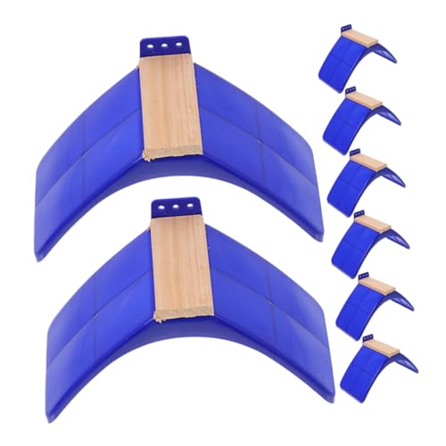 CLISPEED 8 Stück Teiliges Taubensitzstangen aus Massivem Holz Stabile Vogelplattform rutschfest und Sicher Geeignet für Mittelgroße bis Große Vögel Wie Papagei und Glatte Oberfläche von CLISPEED