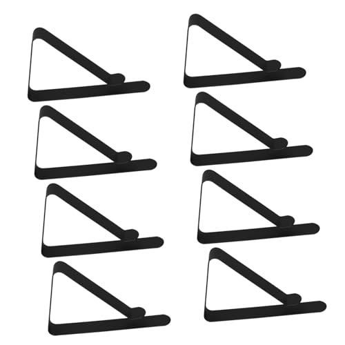 CLISPEED 8 Stück Tischdeckenclip im Freien Tischstoffclips im Freien Tischdeckenklemmen für Außentische Tischklammern für Tischdecken Tischabdeckklemmen Rostfreier Schwarz CLISPEED 8 Stück Tischdeckenclip im Freien Tischstoffclips im Freien Tischdeckenklemmen für Außentische Tischklammern für Tischdecken Tischabdeckklemmen Rostfreier Schwarz von CLISPEED