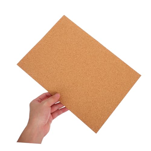 CLISPEED 8stücke Selbstklebende Korkplatten Aus Kork Für Handwerk Und Heimdekoration Mit Selbstklebender Rückseite Für Untersetzer Pinnwände Und Wanddekoration von CLISPEED