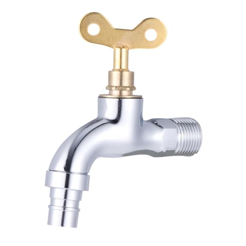 CLISPEED Abschließbarer Outdoor Wasserhahn aus Langlebigem Kupfer mit Einfachem Einhandgriff Wasserfest Rostfrei für Garten Außenbereich und Waschbeckeninstallation CLISPEED Abschließbarer Outdoor Wasserhahn aus Langlebigem Kupfer mit Einfachem Einhandgriff Wasserfest Rostfrei für Garten Außenbereich und Waschbeckeninstallation von CLISPEED