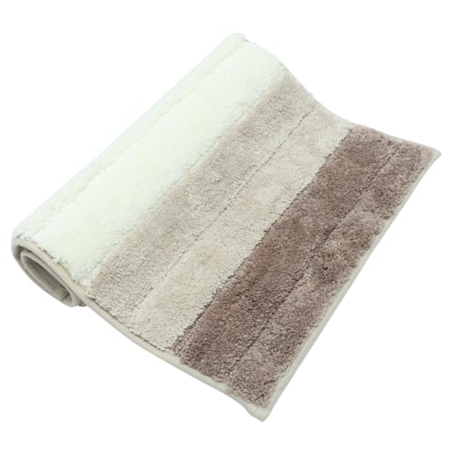 CLISPEED Absorbierende Badematte mit Rutschfester Unterseite Saugfähiger Flauschiger Badezimmerteppich in Braunem Farbverlauf Waschbar und Strapazierfähig für Bad und Dusche CLISPEED Absorbierende Badematte mit Rutschfester Unterseite Saugfähiger Flauschiger Badezimmerteppich in Braunem Farbverlauf Waschbar und Strapazierfähig für Bad und Dusche von CLISPEED