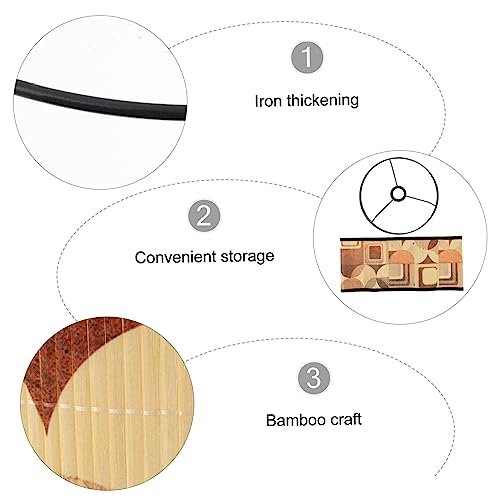 CLISPEED Abstrakter Lampenschirm Langlebiger Home Light Shade Dekorativer Lampenschirm für Steh und Tischlampen Natürlicher Diffusor Schützend und Stilvoll für Wohnraumbeleuchtung von CLISPEED
