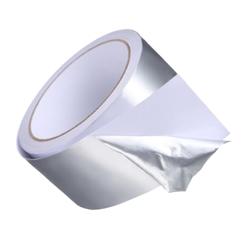 CLISPEED Aluminiumfolie Klebeband Hitzebeständig Selbstklebend Stark Haftend Dichtungsband für Isolierung Abdichtung Reparatur im Haushalt und Gewerbe CLISPEED Aluminiumfolie Klebeband Hitzebeständig Selbstklebend Stark Haftend Dichtungsband für Isolierung Abdichtung Reparatur im Haushalt und Gewerbe von CLISPEED