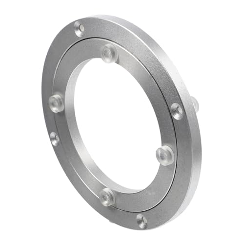CLISPEED Aluminiumlegierung Drehteller Schwerlast Drehbare Basis Rotation Geräuscharmes Drehlager für Esstisch und Küchentheke Home Turntable Bearing CLISPEED Aluminiumlegierung Drehteller Schwerlast Drehbare Basis Rotation Geräuscharmes Drehlager für Esstisch und Küchentheke Home Turntable Bearing von CLISPEED