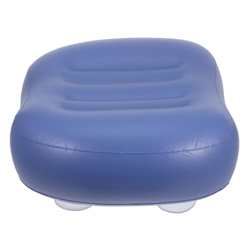 CLISPEED Aufblasbares Badewannenkissen mit und Starken Saugnäpfen Faltbares Tragbares Spa Sitzpolster für Badewannentypen Rutschfestes Polster für Entspanntes Badeerlebnis von CLISPEED