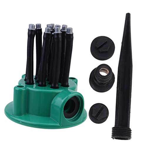 CLISPEED Automatischer Gartensprenger mit Vielen Sprühdüsen Abs PVC Bewässerungsbrause Robustes Gartenbewässerungstool für Kühlung und Pflanzenbewässerung im Garten Gewächshaus von CLISPEED