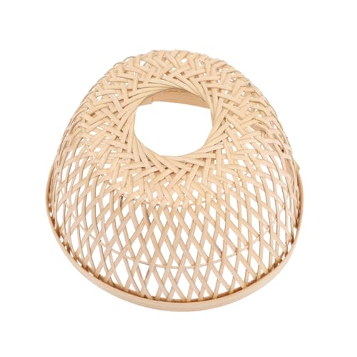 CLISPEED Bambusgewebter Lampenschirm Pendelleuchte Deckenlampe Lampenabdeckung Warmes Licht für Hotel Restaurant Wohnzimmer Installieren Natürliche Dekoration CLISPEED Bambusgewebter Lampenschirm Pendelleuchte Deckenlampe Lampenabdeckung Warmes Licht für Hotel Restaurant Wohnzimmer Installieren Natürliche Dekoration von CLISPEED