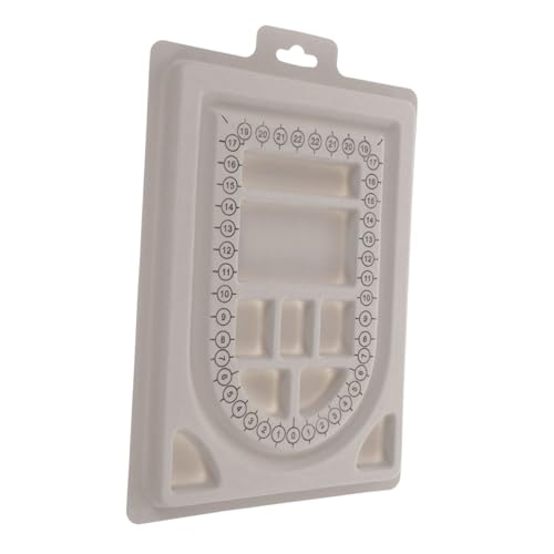 CLISPEED Bead Design Board Rechteckig Leichtes Kunststoff tablett mit Messskala für Halsketten Armbänder Schmuck DIY Schmuckherstellung Perlen Design Tray für Präzises Anordnen und Basteln CLISPEED Bead Design Board Rechteckig Leichtes Kunststoff tablett mit Messskala für Halsketten Armbänder Schmuck DIY Schmuckherstellung Perlen Design Tray für Präzises Anordnen und Basteln von CLISPEED