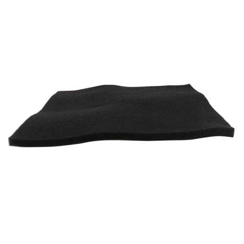 CLISPEED Biochemischer Aquarium Filterschwamm Schwarz Hoher Wasserdurchfluss Druckfester Schwammfilter für Teich Wasserschildkröten Aquaponik und Terrarien Zuschneidbar Langlebiges von CLISPEED