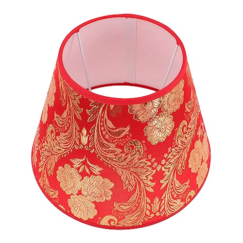 CLISPEED Blumenmuster Lampenschirm Abnehmbarer Lampenschirm für Tischlampen für Schlafzimmer und Wohnzimmer eine Warme CLISPEED Blumenmuster Lampenschirm Abnehmbarer Lampenschirm für Tischlampen für Schlafzimmer und Wohnzimmer eine Warme von CLISPEED