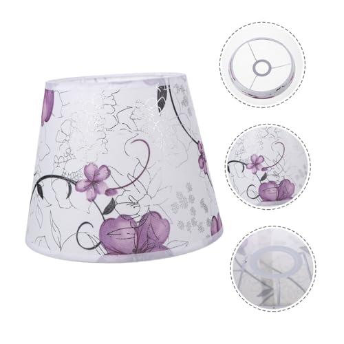 CLISPEED Blumenmuster Stoff Lampenschirm Eleganter Lampenschirm für Nachttischlampe Stehlampe Tischlampe aus Stoff Installieren Dekorativ für Schlafzimmer Wohnzimmer CLISPEED Blumenmuster Stoff Lampenschirm Eleganter Lampenschirm für Nachttischlampe Stehlampe Tischlampe aus Stoff Installieren Dekorativ für Schlafzimmer Wohnzimmer von CLISPEED