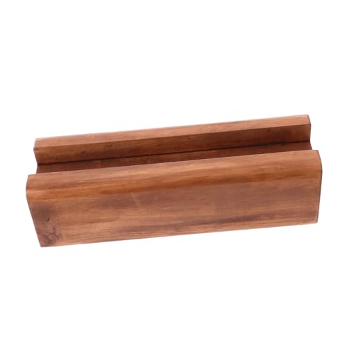 CLISPEED Bodenspiegelhalter Holz Sockel Stabile Spiegelstütze für Ganzkörperspiegel Dekorativer Standfuß Robust und Rutschfest für Spiegelrahmen Bilderrahmen von CLISPEED