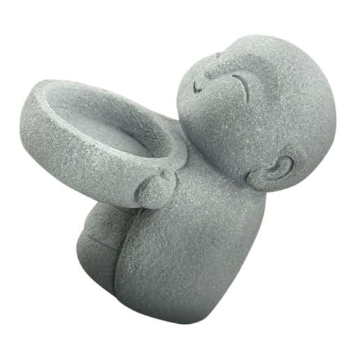 CLISPEED Buddha Kerzenhalter aus Kunstharz Dekorativer Teelichthalter für Desktop Kleine Zen Dekofigur mit Vintage Chinesischem Design Stabiler Buddha Kerzenständer für Wohn und Teeräume CLISPEED Buddha Kerzenhalter aus Kunstharz Dekorativer Teelichthalter für Desktop Kleine Zen Dekofigur mit Vintage Chinesischem Design Stabiler Buddha Kerzenständer für Wohn und Teeräume von CLISPEED