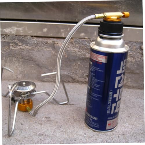 CLISPEED Camping Gaskocher Adapter Gasbrenner Umwandler Kompakter und Stabiler Gas Tank Adapter für Flammig Gaskartusche Geeignet für Outdoor Picknick und Tragbare Zufällige Farbe von CLISPEED