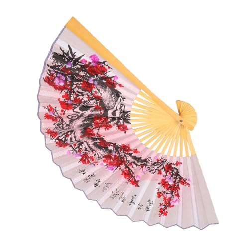 CLISPEED Chinesischer Fächer Wanddeko Große Faltfächer Für Wohnzimmer Antikstil Wanddekor Leicht Und Einfach Aufzuhängen Für Hochzeiten Und Fotografie von CLISPEED