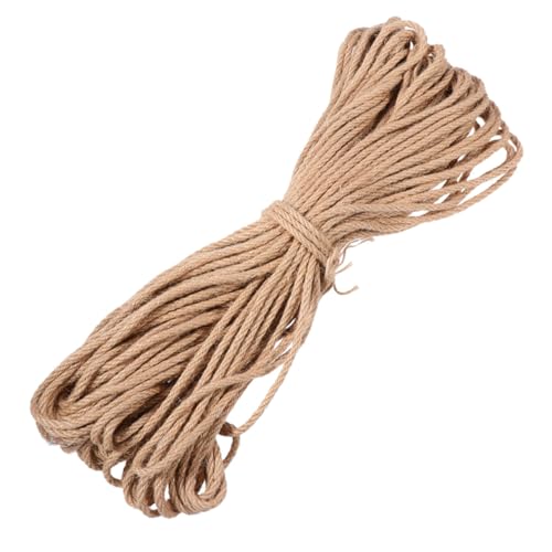 CLISPEED DIY Hanfseil für Katzenkratzbaum Ersatz Robust Natürlich mit Leichtem Jutegeruch Vielseitig für Katzenkratzstamm Handwerk und Geeignet CLISPEED DIY Hanfseil für Katzenkratzbaum Ersatz Robust Natürlich mit Leichtem Jutegeruch Vielseitig für Katzenkratzstamm Handwerk und Geeignet von CLISPEED