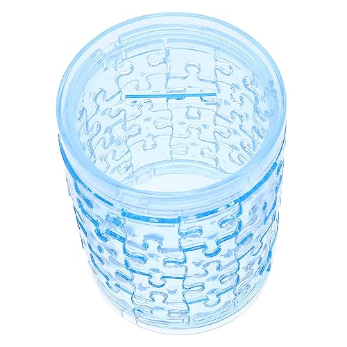 CLISPEED DIY Puzzle Spardose Transparent Piggy Bank Multifunktional als Stifthalter und Dekoration Sparbüchse für Zuhause Büro Schule Praktischer Münzbehälter Blau Geschenkidee zur CLISPEED DIY Puzzle Spardose Transparent Piggy Bank Multifunktional als Stifthalter und Dekoration Sparbüchse für Zuhause Büro Schule Praktischer Münzbehälter Blau Geschenkidee zur von CLISPEED