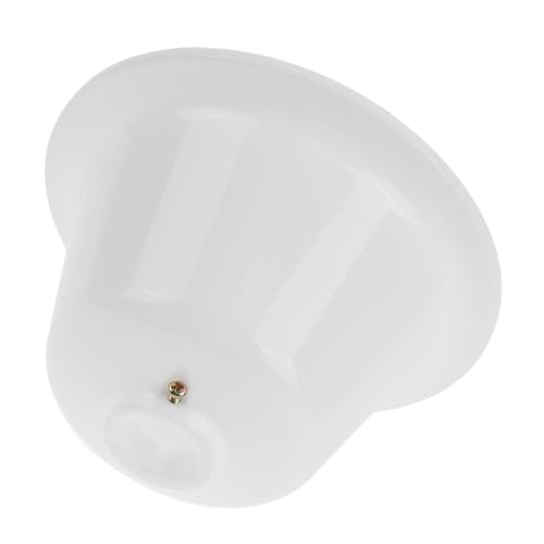 CLISPEED Deckenventilator Staubschutzabdeckung Extra Große Weiße Fan Bottom Canopy aus Langlebigem Kunststoff und Einfache Installation Dekorative Abdeckung Kompatibel mit Vielen Modellen von CLISPEED