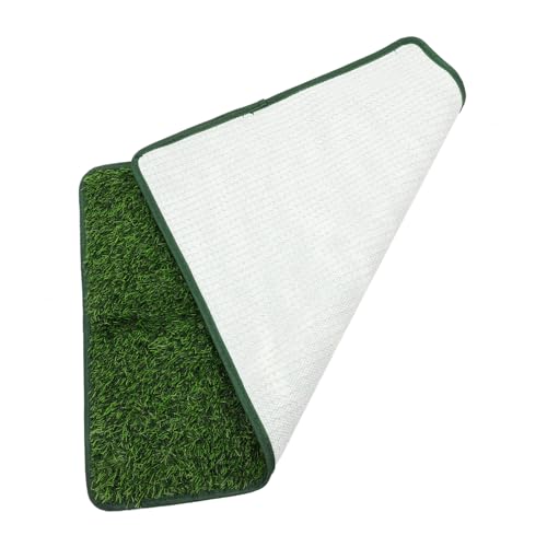 CLISPEED Dekorative Haustier Pee Matte Waschbare Hundegrass Matte für Räume Langlebig zu Reinigen für Reisen von CLISPEED