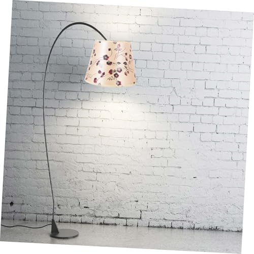 CLISPEED Dekorativer Lampenschirm aus Bedrucktem PVC Schützender Tischlampen abdeckschirm Eleganter Lichtschutz für Steh Nachttischlampen Einfach zu Montierendes Wohnaccessoire von CLISPEED