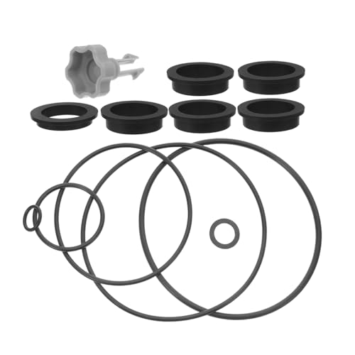 CLISPEED Dichtungsringe für Sandfilterpumpe PVC Pool Pump Gasket Kit Langlebige Abdichtung für Schwimmbadfilter Einfache Installation Kompatibel mit Intex Sandfilterpumpen von CLISPEED