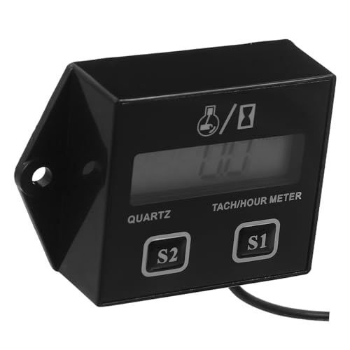 CLISPEED Digitaler Drehzahlmesser mit Lcd display und Stundenzähler Präziser Signal drehzahlmesser für Kettensäge Rasenmäher und Motorrad Einfache Installation Vielseitig Einsetzbar von CLISPEED