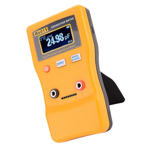 CLISPEED Digitales Kapazitätsmessgerät Hochpräziser Handlicher Kondensator Tester mit Automatischer Bereichswahl Tragbar für Elektronikprofis und Hobbyanwender Geeignet für von CLISPEED