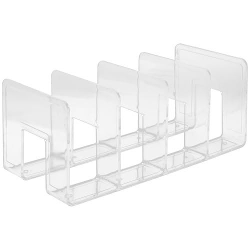 CLISPEED Dokumentenablage Fach Organizer aus Transparentem Stabiles Dickes Material mit Hoher Belastbarkeit Unabhängiges Platzsparendes Regal für Schreibtisch Büro Aufbewahrung und Ordnung CLISPEED Dokumentenablage Fach Organizer aus Transparentem Stabiles Dickes Material mit Hoher Belastbarkeit Unabhängiges Platzsparendes Regal für Schreibtisch Büro Aufbewahrung und Ordnung von CLISPEED