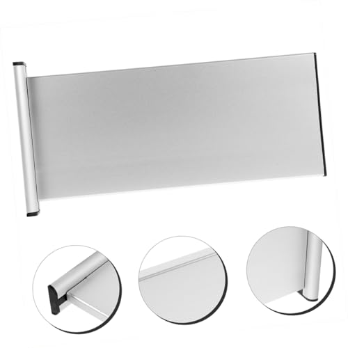 CLISPEED Doppelseitiges Aluminium Türschild Blanko Namensschild aus Robuster Legierung Individuelle Büro Raumkennzeichnung Klassisches Design für Wandmontage Vielseitig Beschriftbar CLISPEED Doppelseitiges Aluminium Türschild Blanko Namensschild aus Robuster Legierung Individuelle Büro Raumkennzeichnung Klassisches Design für Wandmontage Vielseitig Beschriftbar von CLISPEED