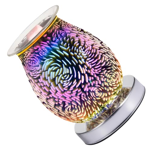 CLISPEED Glasmuster Aromatherapie Diffuser Mit Nachtlicht Touch-Control Ätherische Öle Lampe Für Yoga Schlafzimmer Und Büro Geeignet CLISPEED Glasmuster Aromatherapie Diffuser Mit Nachtlicht Touch-Control Ätherische Öle Lampe Für Yoga Schlafzimmer Und Büro Geeignet von CLISPEED