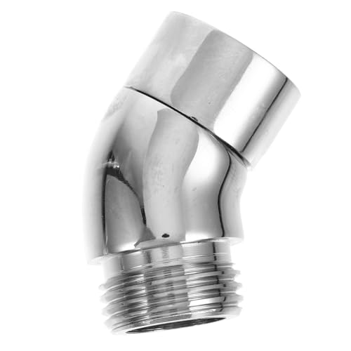 CLISPEED Duscharmatur Winkelstück Messing Duschkopf Adapter Winkelverbinder für Handbrause und Brauseschlauch Langlebig Verstellbar Kompatibel mit Standard Duschköpfen und Filtern von CLISPEED