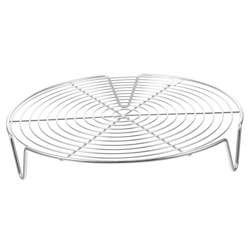 CLISPEED Edelstahl Dampfgarer Einsatz mit Beinen Rundes Dampfgestell Hitzebeständig Rostfrei für Schnellkochtopf und Reiskocher zum Dämpfen von Gemüse Fisch Eiern und Mehr CLISPEED Edelstahl Dampfgarer Einsatz mit Beinen Rundes Dampfgestell Hitzebeständig Rostfrei für Schnellkochtopf und Reiskocher zum Dämpfen von Gemüse Fisch Eiern und Mehr von CLISPEED
