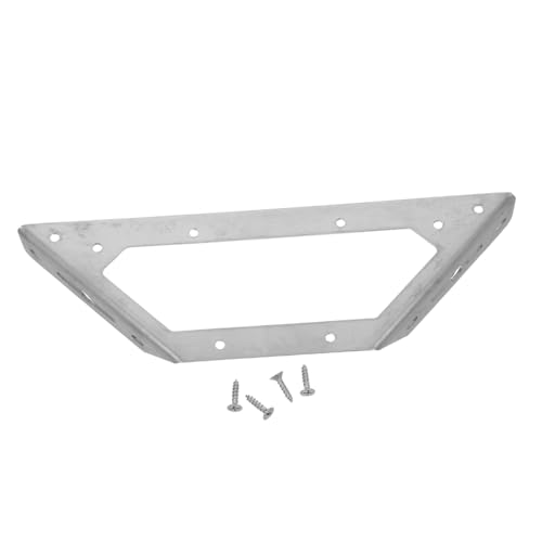 CLISPEED Edelstahl Dreieck-eckverbinder Winkelcode Möbelwinkel mit Erhöhter Tragkraft für Schrank Regal Tisch Dreieckige Stützklammer zur Stabilen Möbelbefestigung von CLISPEED