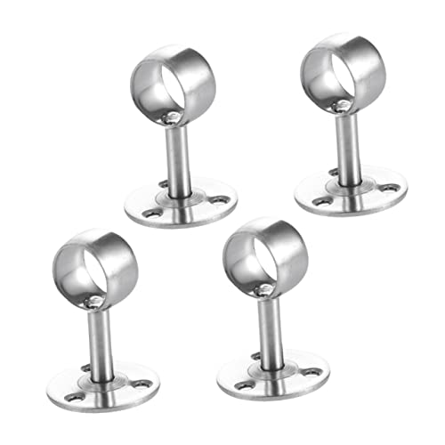 CLISPEED 4stücke Teiliges Aus Edelstahl Gardinenstangen Halterungen Für Duschvorhänge Kleiderschränke Und Vorhänge Einfache Montage Stabil Und Langlebig CLISPEED 4stücke Teiliges Aus Edelstahl Gardinenstangen Halterungen Für Duschvorhänge Kleiderschränke Und Vorhänge Einfache Montage Stabil Und Langlebig von CLISPEED