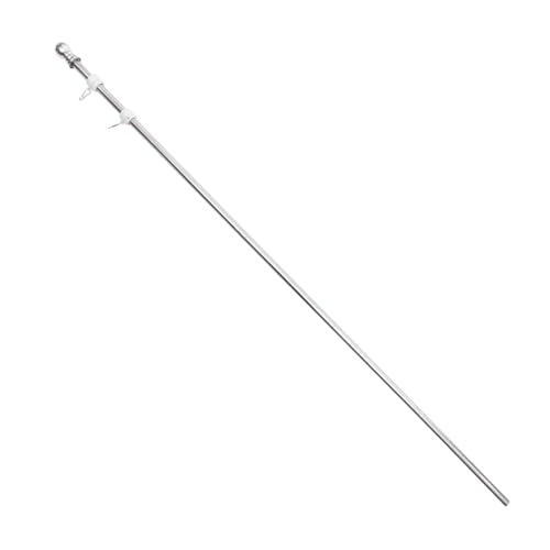 CLISPEED Edelstahl Fahnenmast Set Teilig Rostfrei Drehbar Verhedderungsfrei Wetterfest für Stabile Fahnenhalterung Outdoor Dekorativer Flaggenmast CLISPEED Edelstahl Fahnenmast Set Teilig Rostfrei Drehbar Verhedderungsfrei Wetterfest für Stabile Fahnenhalterung Outdoor Dekorativer Flaggenmast von CLISPEED