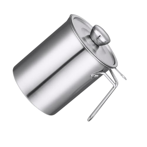 CLISPEED Edelstahl Fettbehälter mit Sieb Ölfiltration und Aufbewahrung Tropffreier Auslauf Rostfrei Geeignet für Haushalt und Restaurant zum Auffangen von Speckfett und Bratöl CLISPEED Edelstahl Fettbehälter mit Sieb Ölfiltration und Aufbewahrung Tropffreier Auslauf Rostfrei Geeignet für Haushalt und Restaurant zum Auffangen von Speckfett und Bratöl von CLISPEED