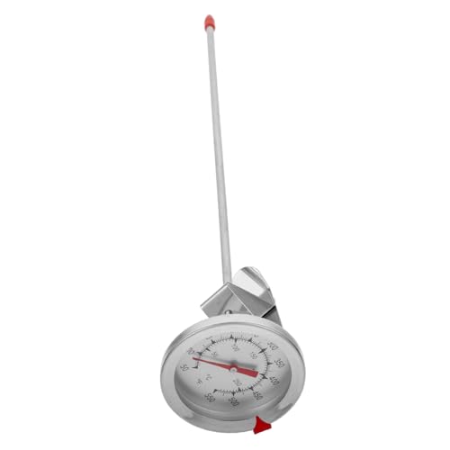 CLISPEED Edelstahl Food Thermometer Dial Thermometer mit Schnellablesung Hitzebeständig Langlebig für Backen Grillen und Frittieren Geeignet für Küche und Restaurant von CLISPEED