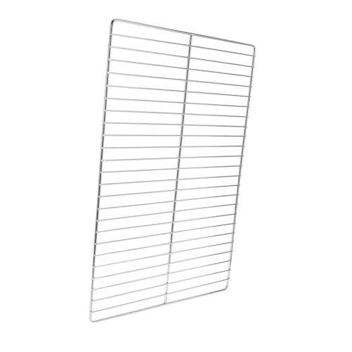 CLISPEED Edelstahl Grillrost Ersatz Langlebiges Bbq Grillgitter für Gleichmäßiges Garen Vielseitig Verwendbar als Grillnetz Camping Herdrost und Kühlgitter Praktische und Robuste von CLISPEED