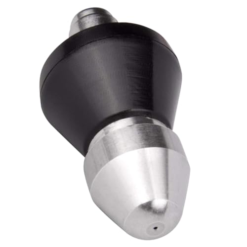 CLISPEED Edelstahl Hochdruck düsenspritze für Kanalreinigung Schnellkupplung Sprühkopf Langlebig Robust für Reinigungsmaschine Rohrreinigung Zubehör von CLISPEED